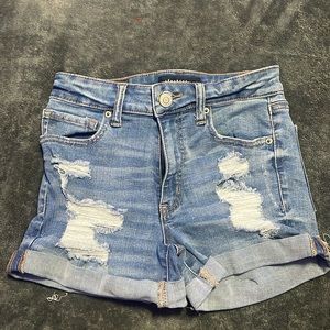 High waisted jeans shorts  Aeropostale